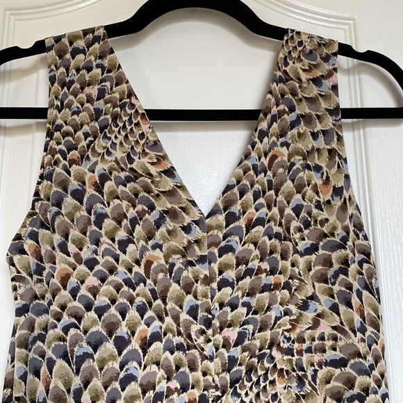 Print wide leg jumpsuit size S - Picture 8 of 9